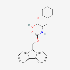 Chemical structure of Fmoc-Cha-OH