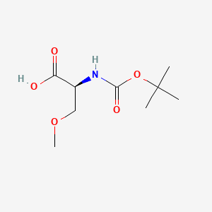 Chemical structure of Boc-Ser(Me)-OH