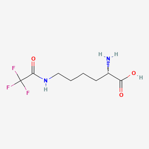 Chemical structure of H-Lys(Tfa)-OH