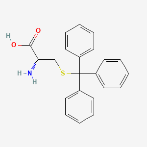 Chemical structure of H-Cys(Trt)-OH