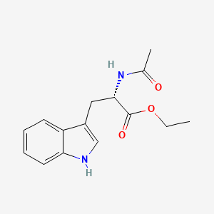 Chemical structure of Ac-Trp-OEt