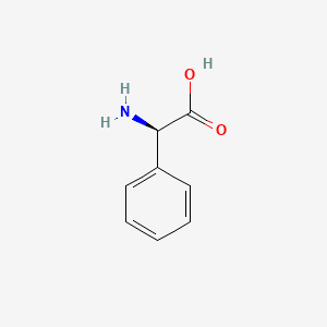 Chemical structure of H-D-Phg-OH