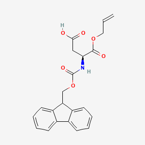 Chemical structure of Fmoc-Asp-OAll