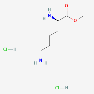 Chemical structure of H-D-Lys-OMe·2HCl