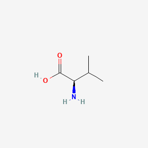 Chemical structure of DL-valine