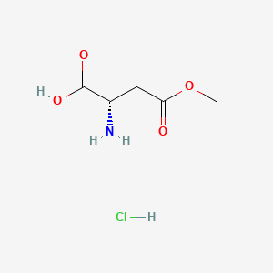 Chemical structure of H-Asp(OMe)-OH·HCl