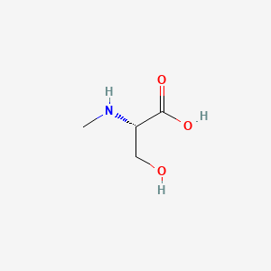 Chemical structure of H-N-Me-Ser-OH·HCl