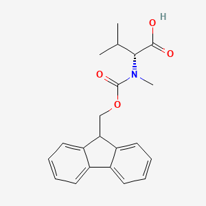Chemical structure of Fmoc-D-N- Me-Val-OH