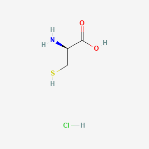 Chemical structure of H-D-Cys-OH·H2O·HCl