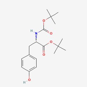 Chemical structure of Boc-Tyr-OtBu