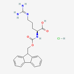 Chemical structure of Fmoc-Arg-OH·HCl