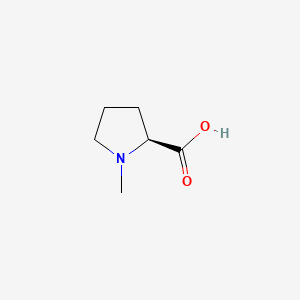 Chemical structure of H-N-Me-Pro-OH