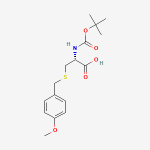 Chemical structure of Boc-Cys(pMeOBzl)-OH