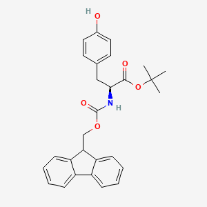 Chemical structure of Fmoc-Tyr-OtBu