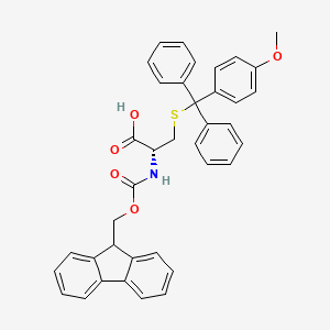 Chemical structure of Fmoc-Cys(MMt)-OH