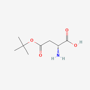 Chemical structure of H-D-Asp(OtBu)-OH
