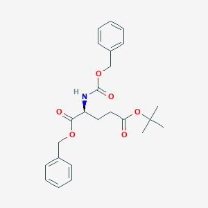 Chemical structure of Z-Glu(OtBu)-OBzl