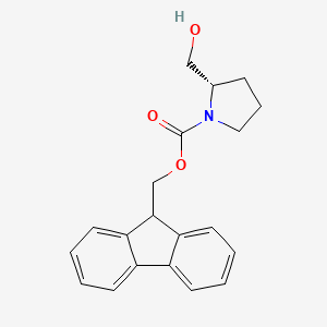 Chemical structure of Fmoc-Prolinol