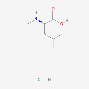Chemical structure of H-D-Leu-OBzl·HCl