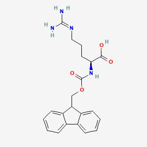 Chemical structure of Fmoc-Arg-OH