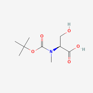 Chemical structure of Boc-N-Me-Ser-OH