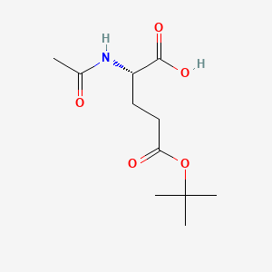 Chemical structure of Ac-Glu(OtBu)-OH