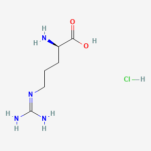 Chemical structure of H-D-Arg-OH·HCl