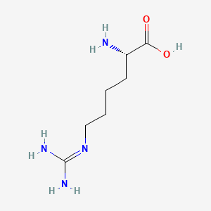 Chemical structure of H-HoArg-OH