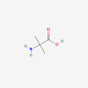 Chemical structure of H-Aib-OH