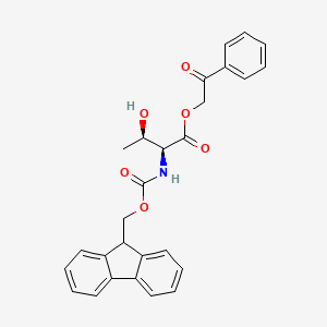 Chemical structure of Fmoc-Thr-OPAC