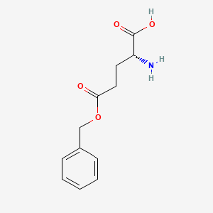 Chemical structure of H-D-Glu(OBzl)-OH