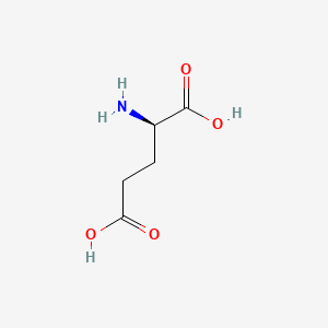 Chemical structure of H-D-Glu-OH