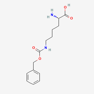 Chemical structure of H-Lys(Z)-OH