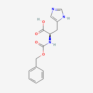 Chemical structure of Z-D-His-OH