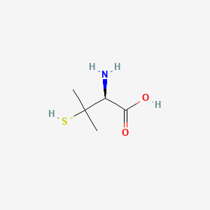 Chemical structure of H-D-Pen-OH