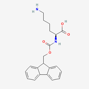 Chemical structure of Fmoc-Lys-OH