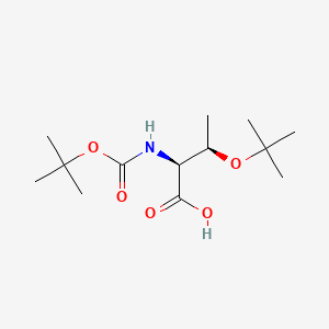 Chemical structure of Boc-Thr(tBu)-OH