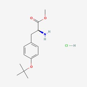 Chemical structure of H-Tyr(tBu)-OMe·HCl
