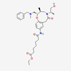 Chemical structure of Z-Orn(Z)-OH·DCHA