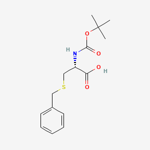 Chemical structure of Boc-Cys(Bzl)-OH