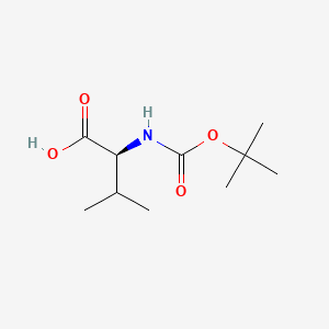 Chemical structure of Boc-Val-OH