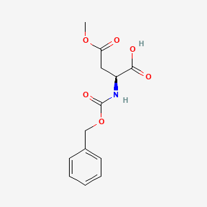 Chemical structure of Z-Asp(OMe)-OH