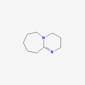 Chemical structure of DBU