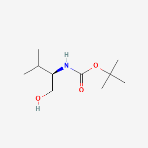 Chemical structure of Boc-D-Valinol