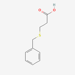 Chemical structure of 3-(Benzylthio)-Propionic acid