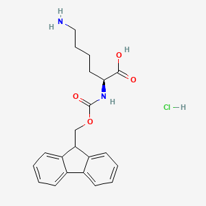 Chemical structure of Fmoc-Lys-OH·HCl