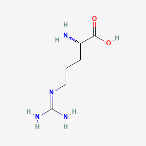 Chemical structure of H-Arg-OH