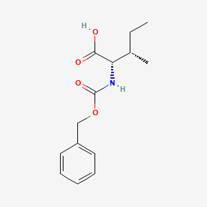 Chemical structure of Z-Ile-OH