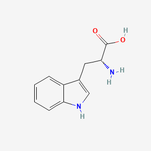 Chemical structure of H-D-Trp-OH