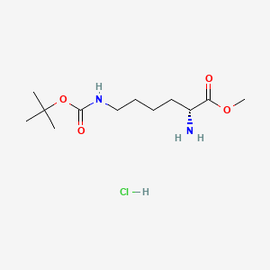 Chemical structure of H-D-Lys(Boc)-OMe·HCl